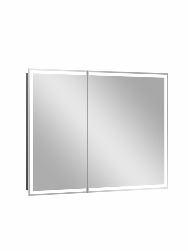 Зеркало-шкаф Allure Led 1000х800 с датчиком движения, розеткой