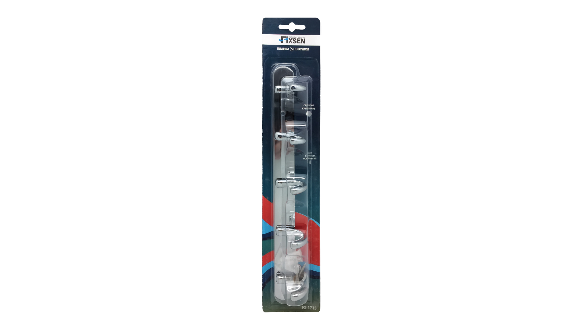 Планка 5 крючков Fixsen FX-1715