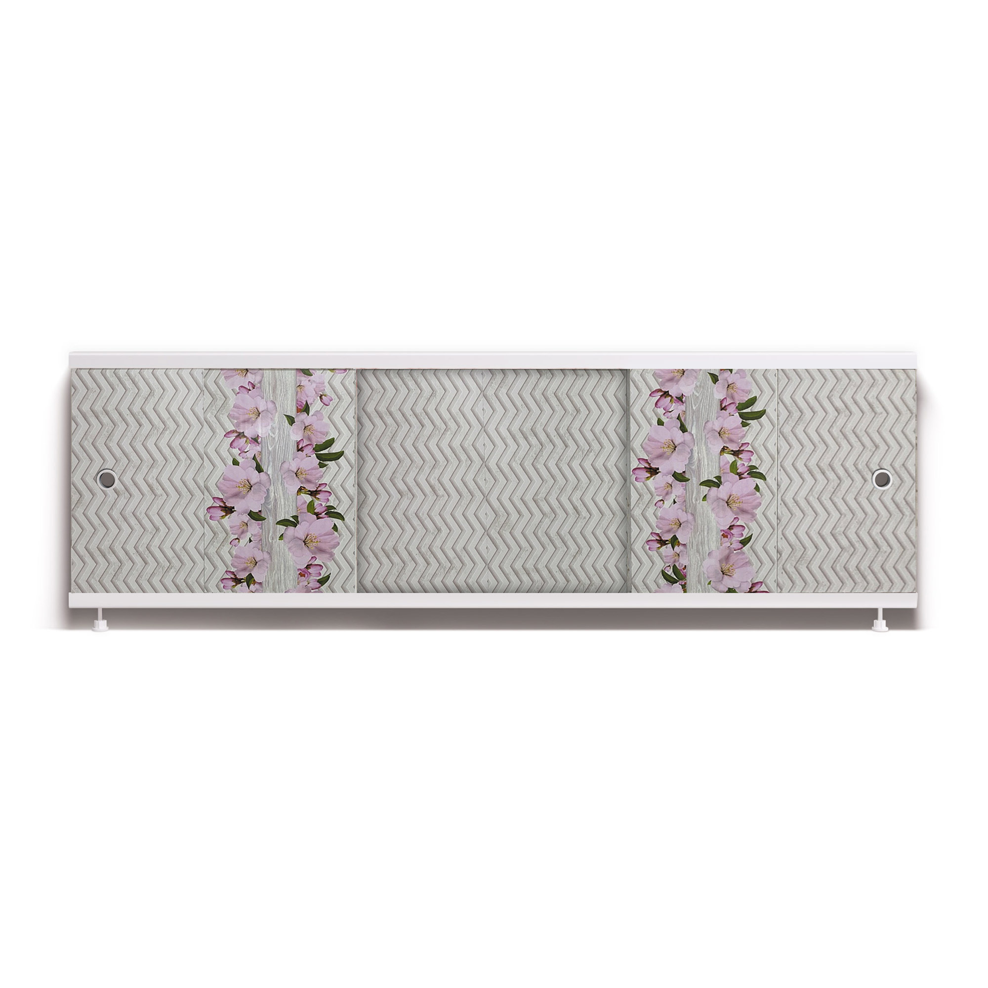 ОПТИМА_Decor Экран для ванны 150 см,ПВХ с офсетной печатью,(импрессион-018), ALAVANN