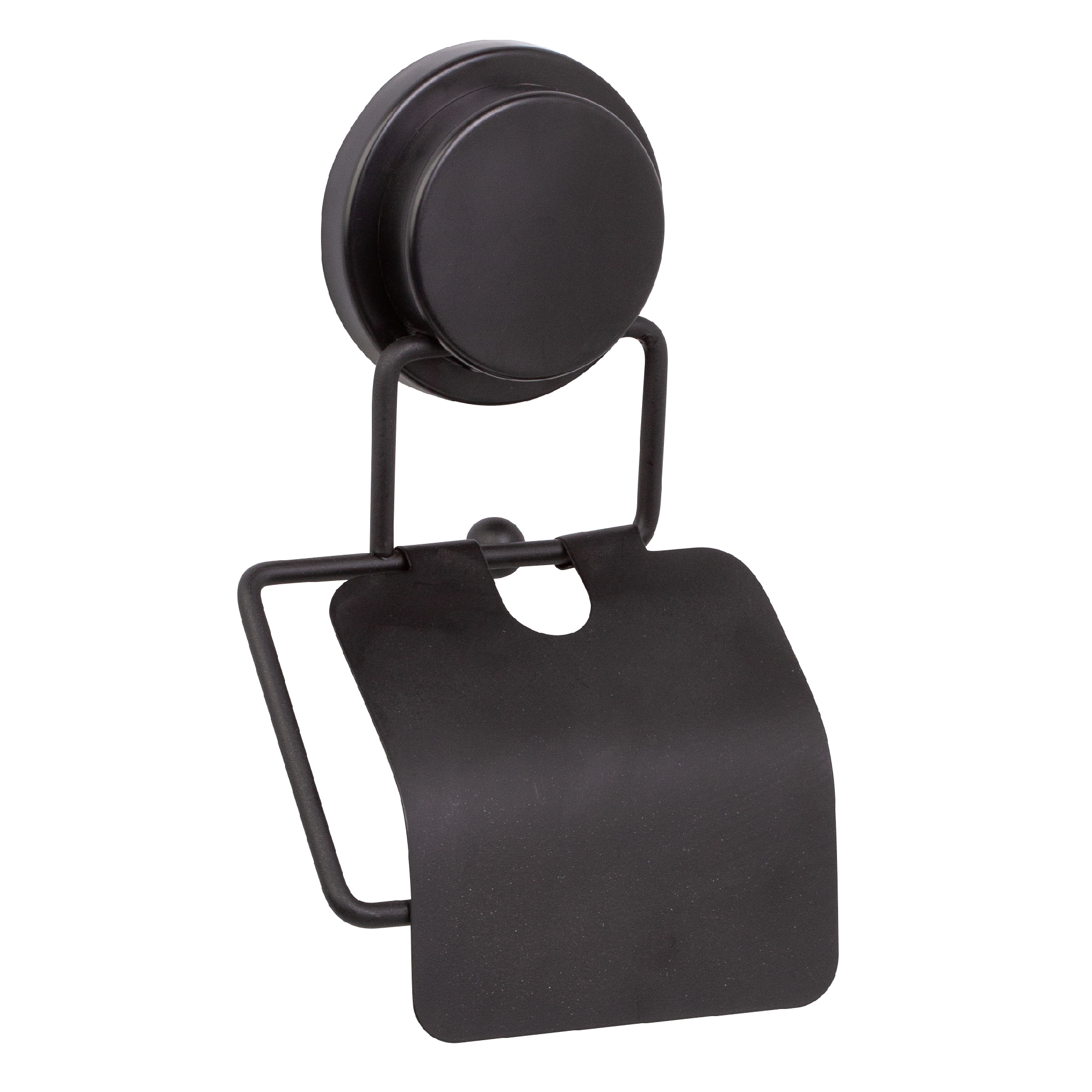 Бумагодержатель с крышкой FIXSEN Magic Black FX-45010)