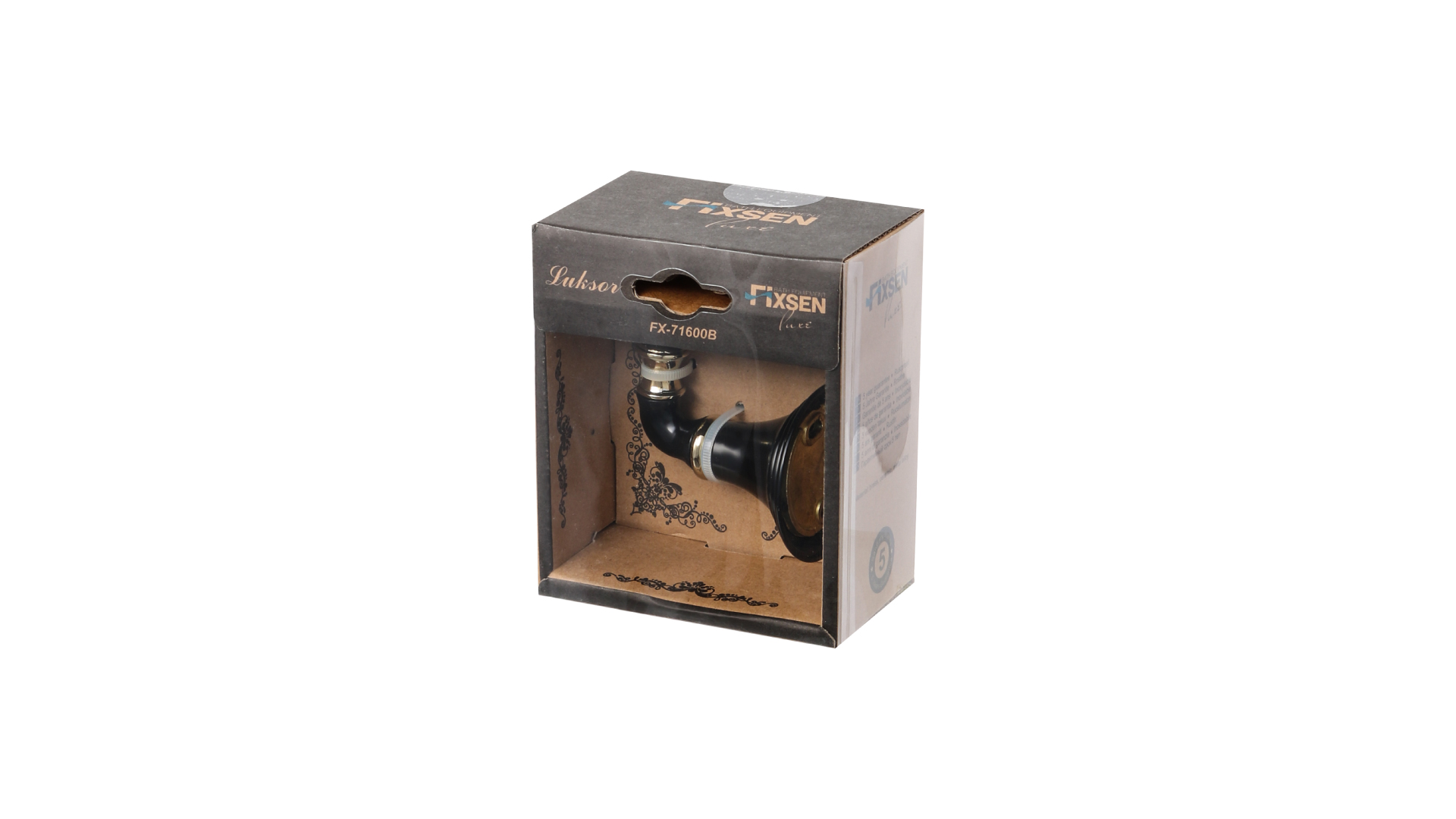Крючок одинарный FIXSEN Luksor (FX-71605B)