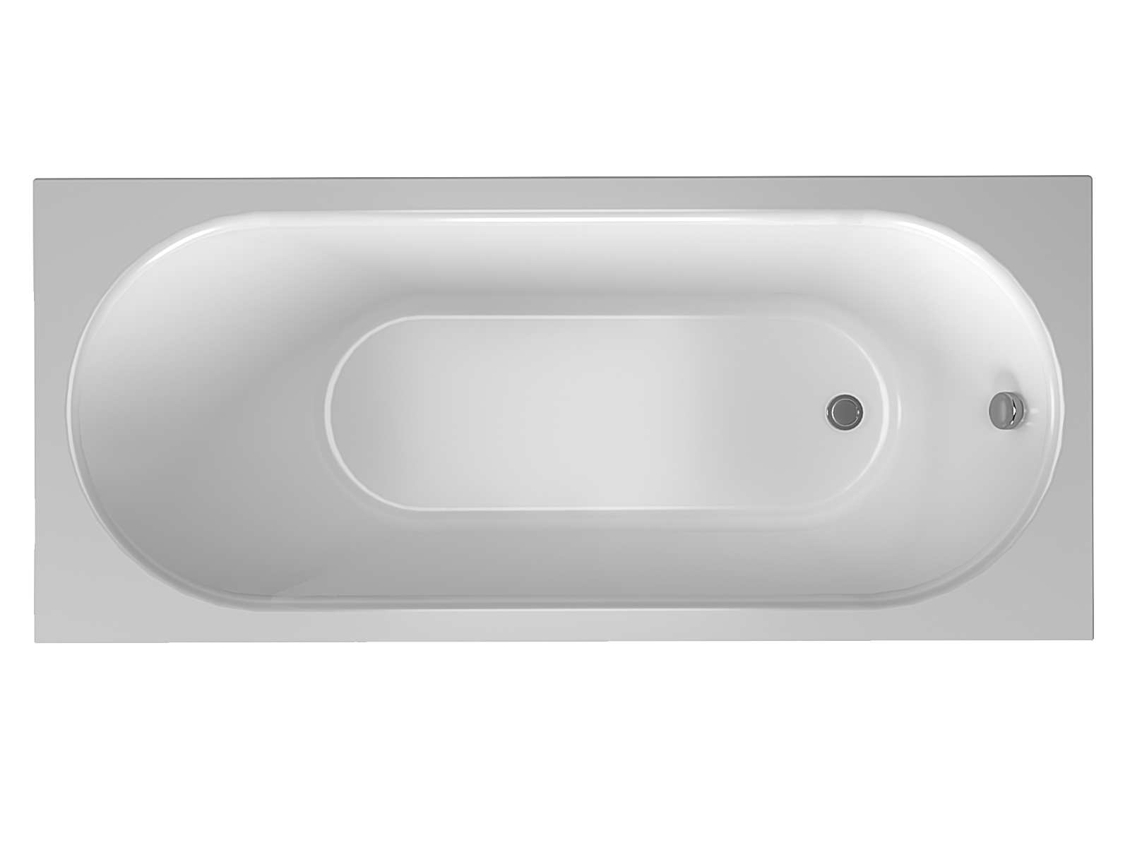 Ванна акриловая ERLIT MODERN 150*70 белая