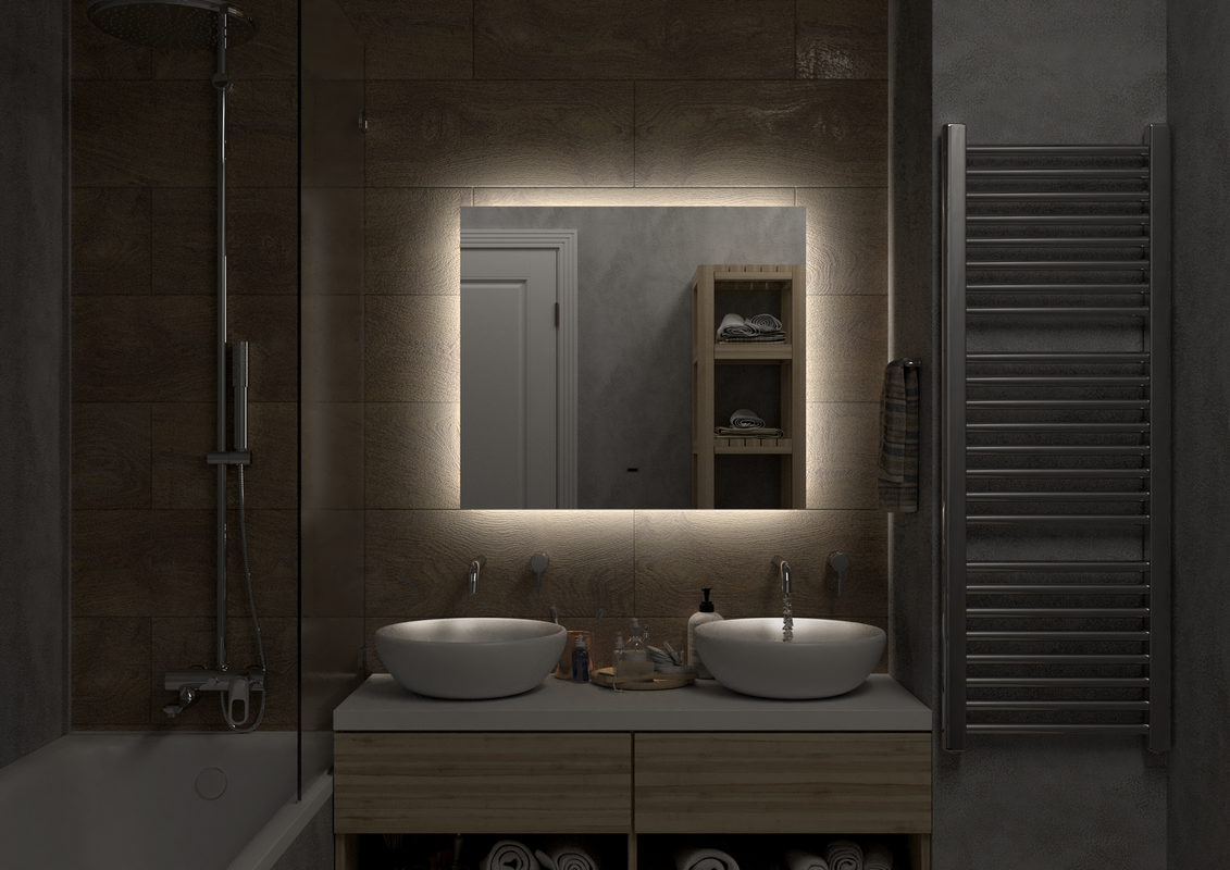 Зеркало Trezhe Led 800х700 бесконтактный сенсор