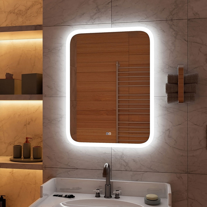 Зеркало Glamour LED 700х900 с подогревом