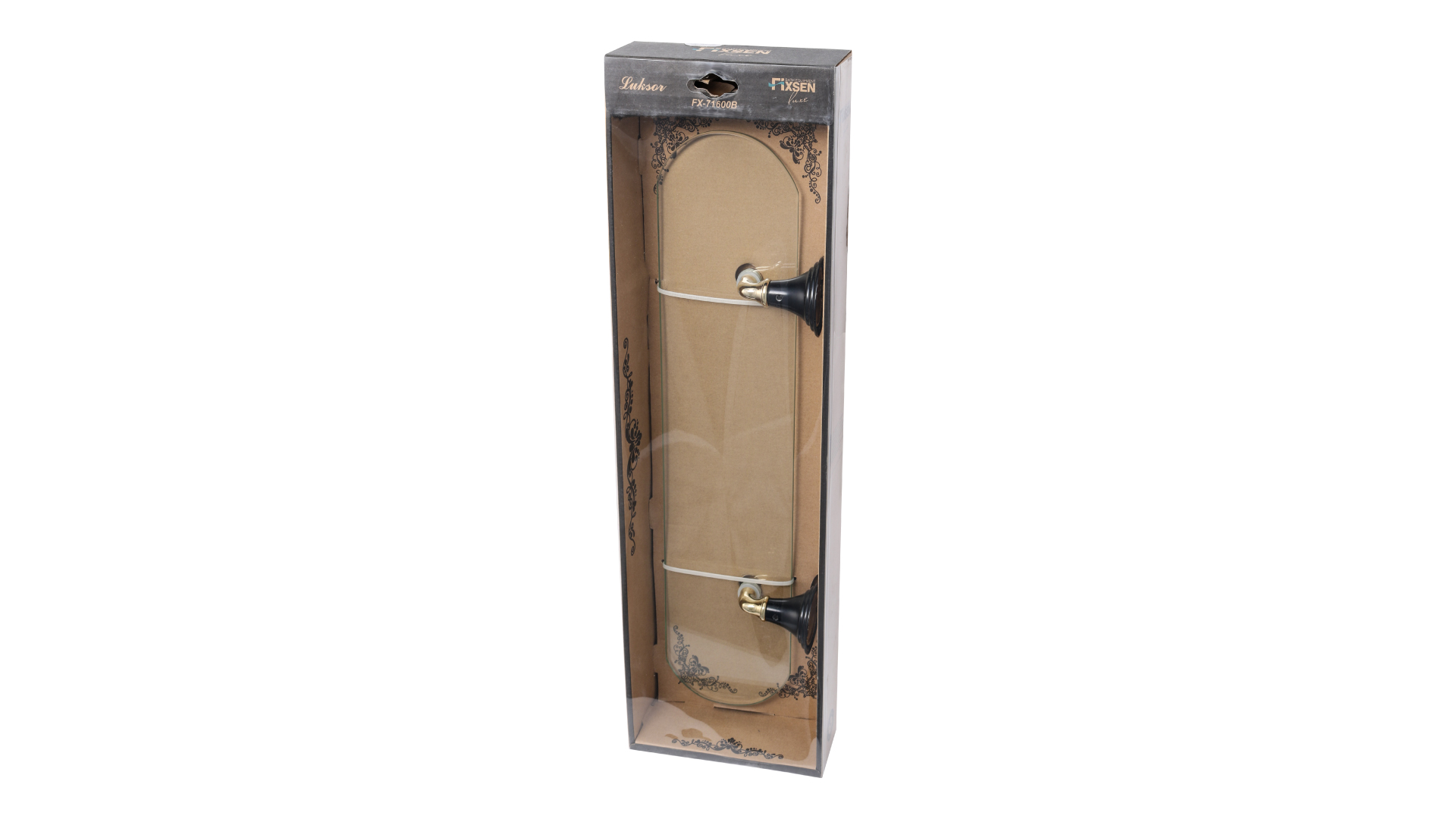 Полка стеклянная FIXSEN Luksor (FX-71603B)