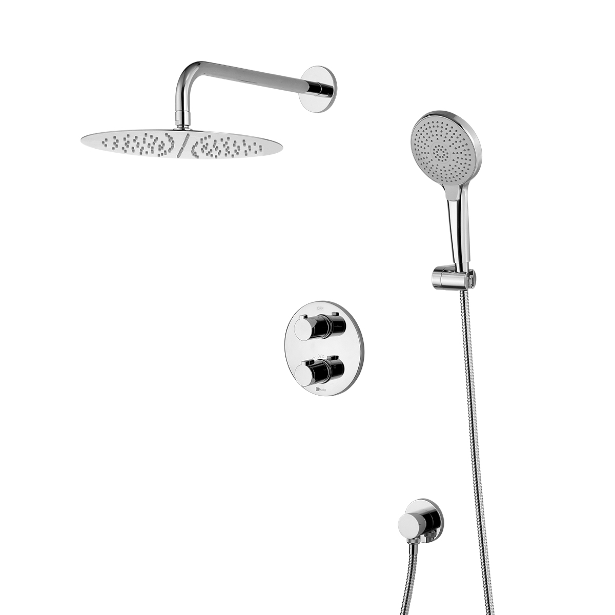 Yeti Смеситель для душа, без излива встраиваемый Терм, хром, LM, LM7829C