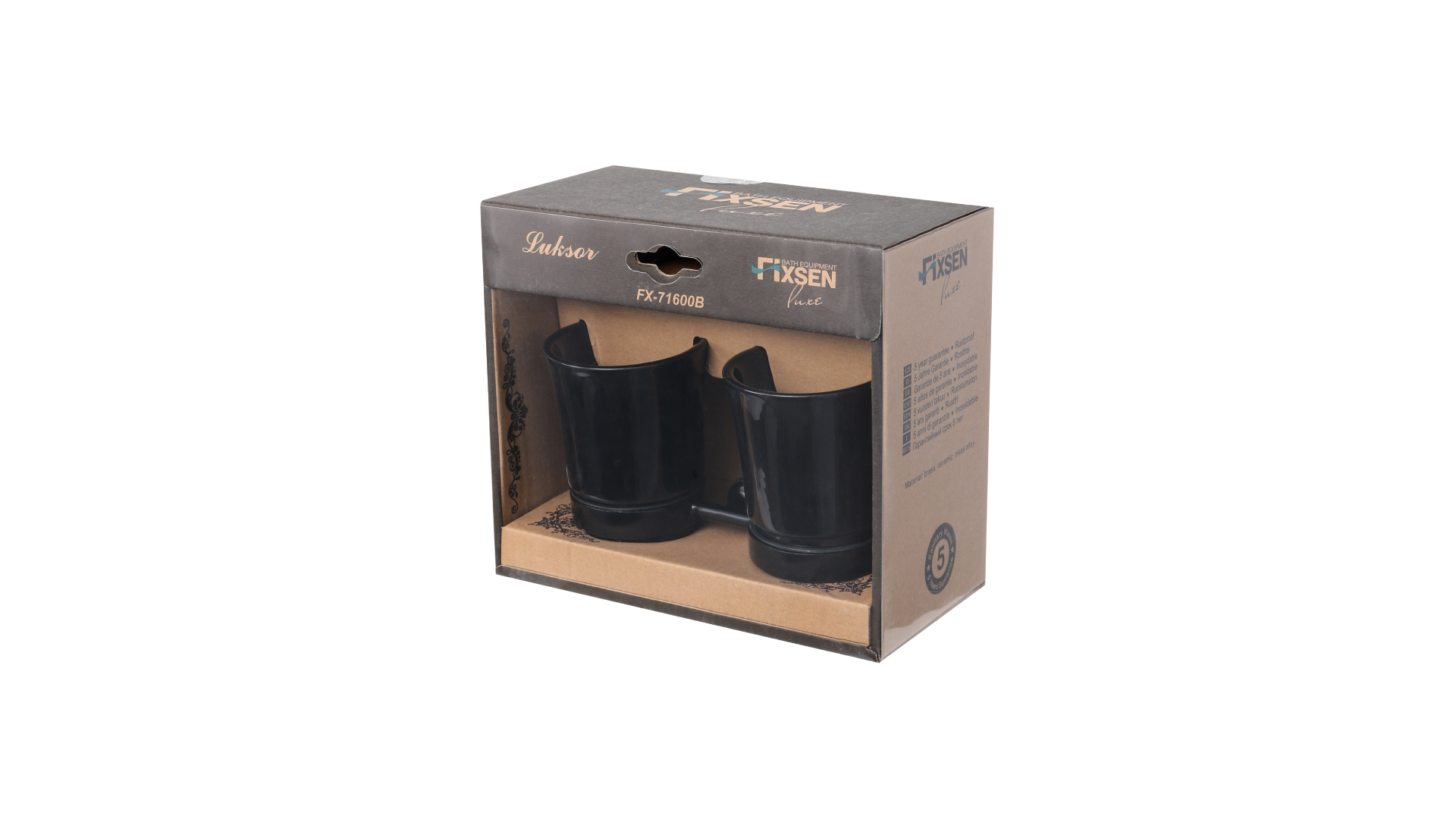 Подстаканник двойной FIXSEN Luksor (FX-71607B)