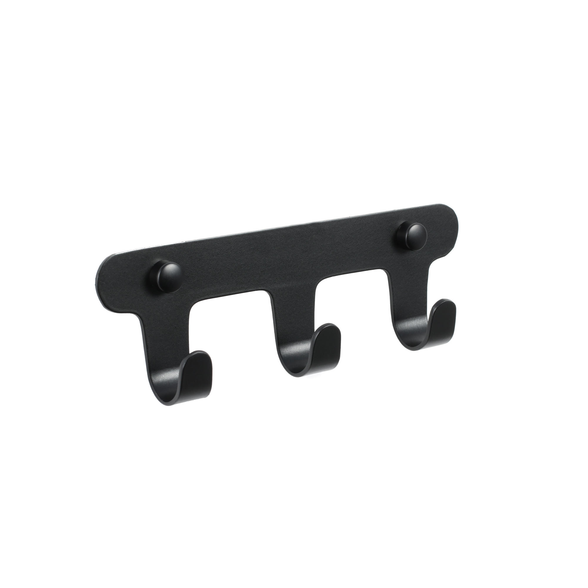 Планка 3 крючка Fixsen, FX-805B-3, черный