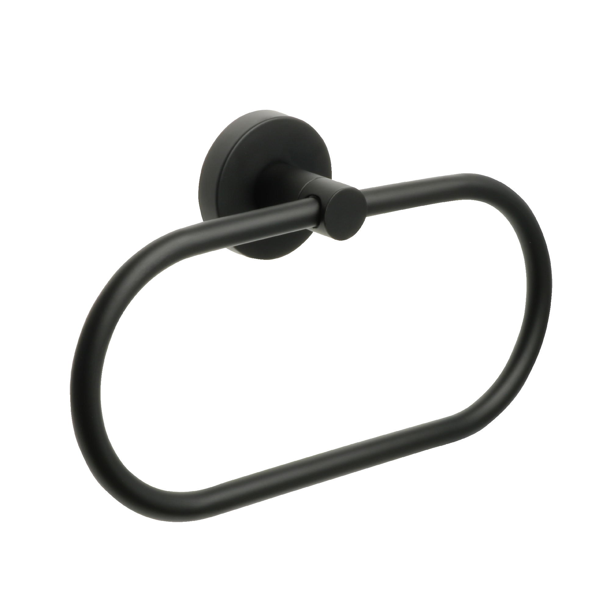 Полотенцедержатель кольцо черный FIXSEN Comfort Black FX-86011)