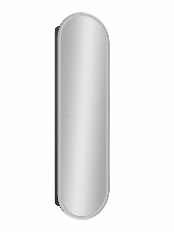 Зеркало-пенал Elmage black LED 450х1600