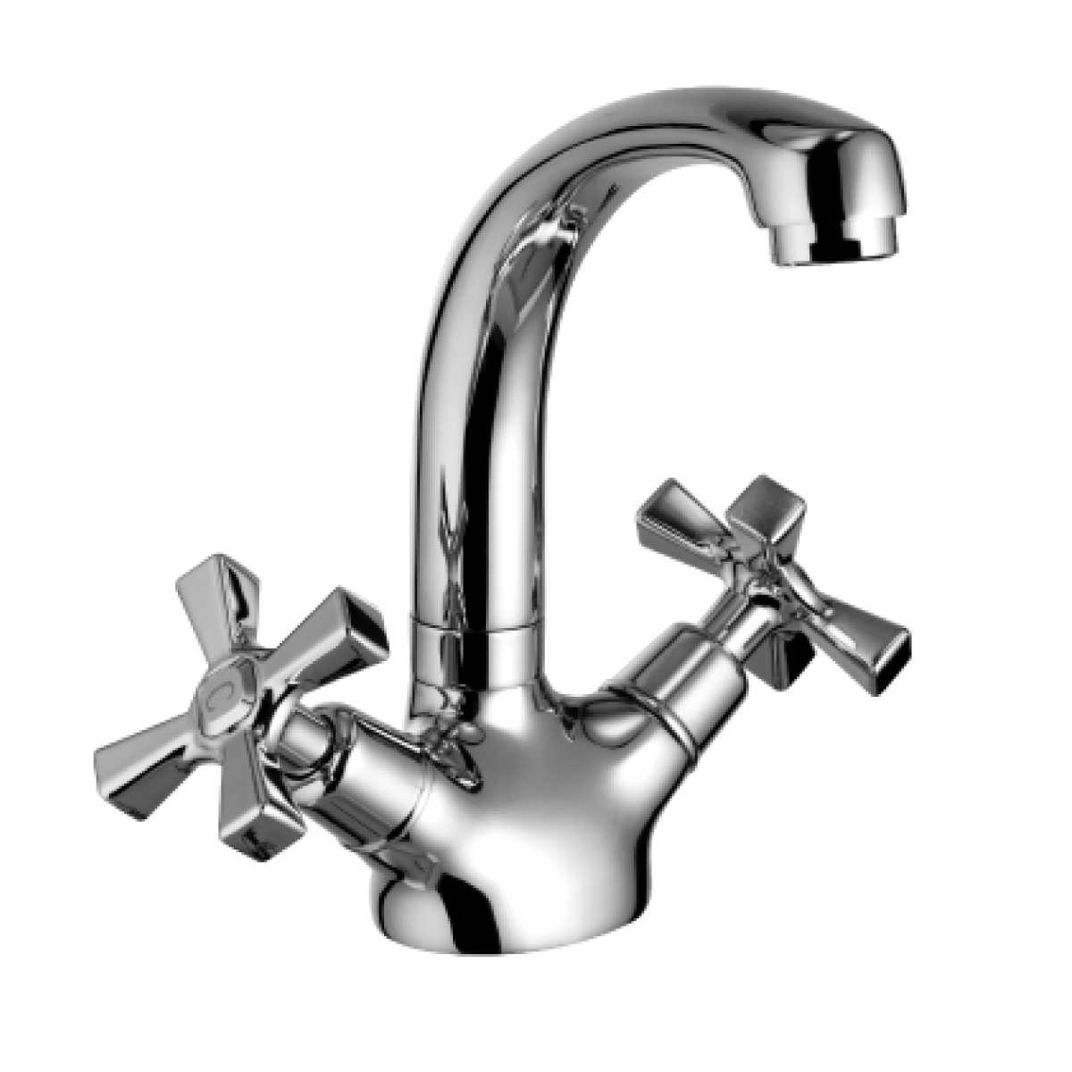 Benefit Смеситель для раковины, пов.излив 129мм, р/ДВ, хром, LM, LM2507C
