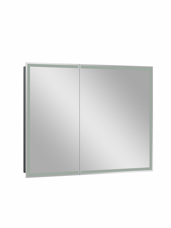 Зеркало-шкаф Allure Led 1000х800 с датчиком движения, розеткой