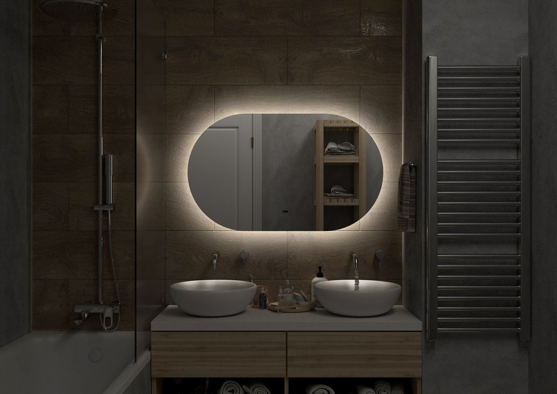 Зеркало Fleur Led 1000х600 бесконтактный сенсор