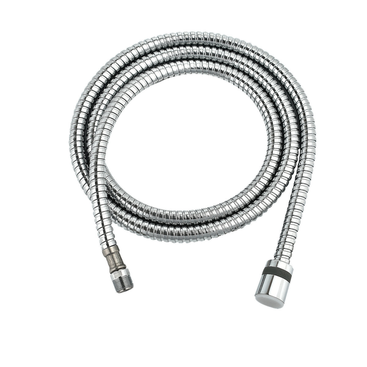 Шланг гибкий 1,5 м для лейки кухонного смесителя, 1/2"-M15, EPDM-сталь, хром. LEMARK