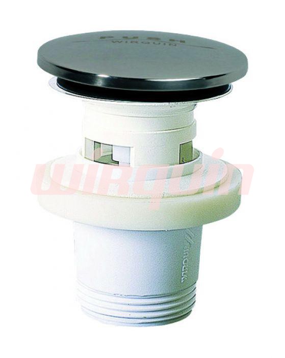 Выпуск QUICK CLACK автоматический, полипропилен, с крышкой из нерж. стали, D65, (32500201), WIRQUIN