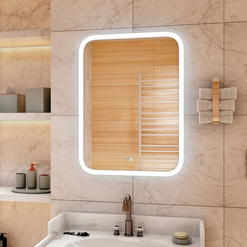 Зеркало Glamour LED 700х900 с подогревом