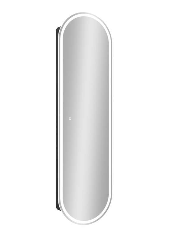 Зеркало-пенал Elmage black LED 450х1600