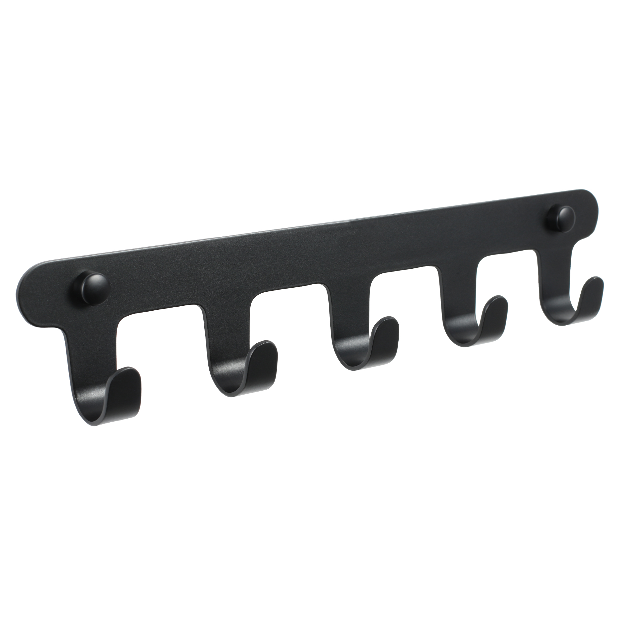Планка 5 крючка Fixsen, FX-805B-5, черный