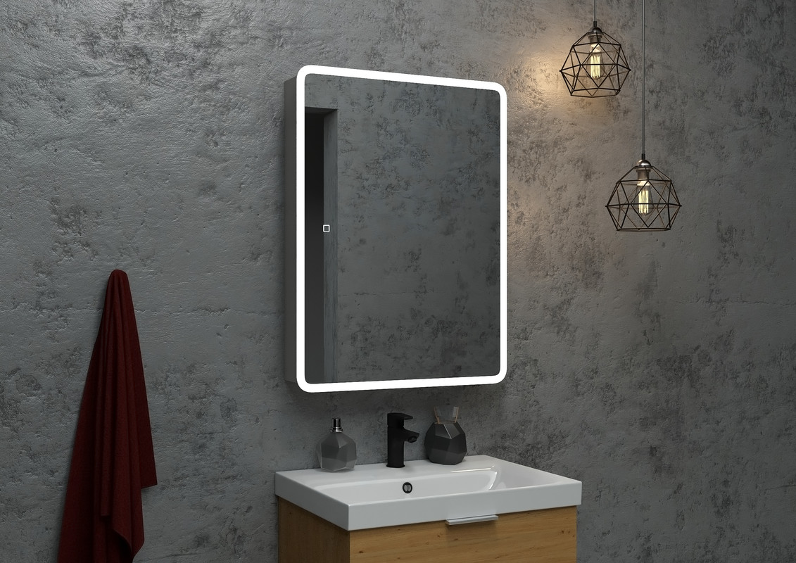 Зеркало-шкаф Emotion LED 500х800