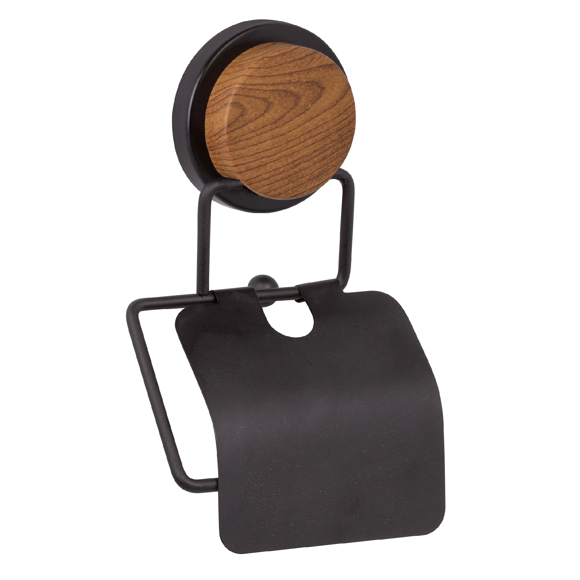Бумагодержатель с крышкой FIXSEN Magic Wood FX-46010)