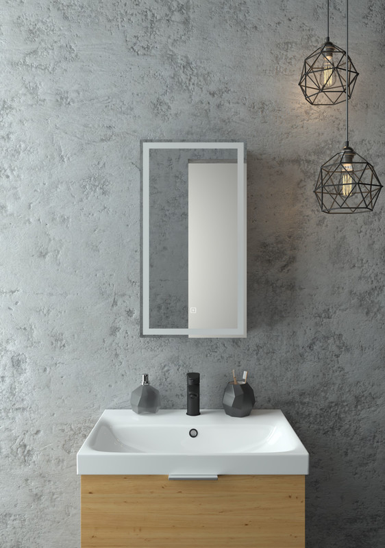 Зеркало-шкаф Allure LED 350х650 левый