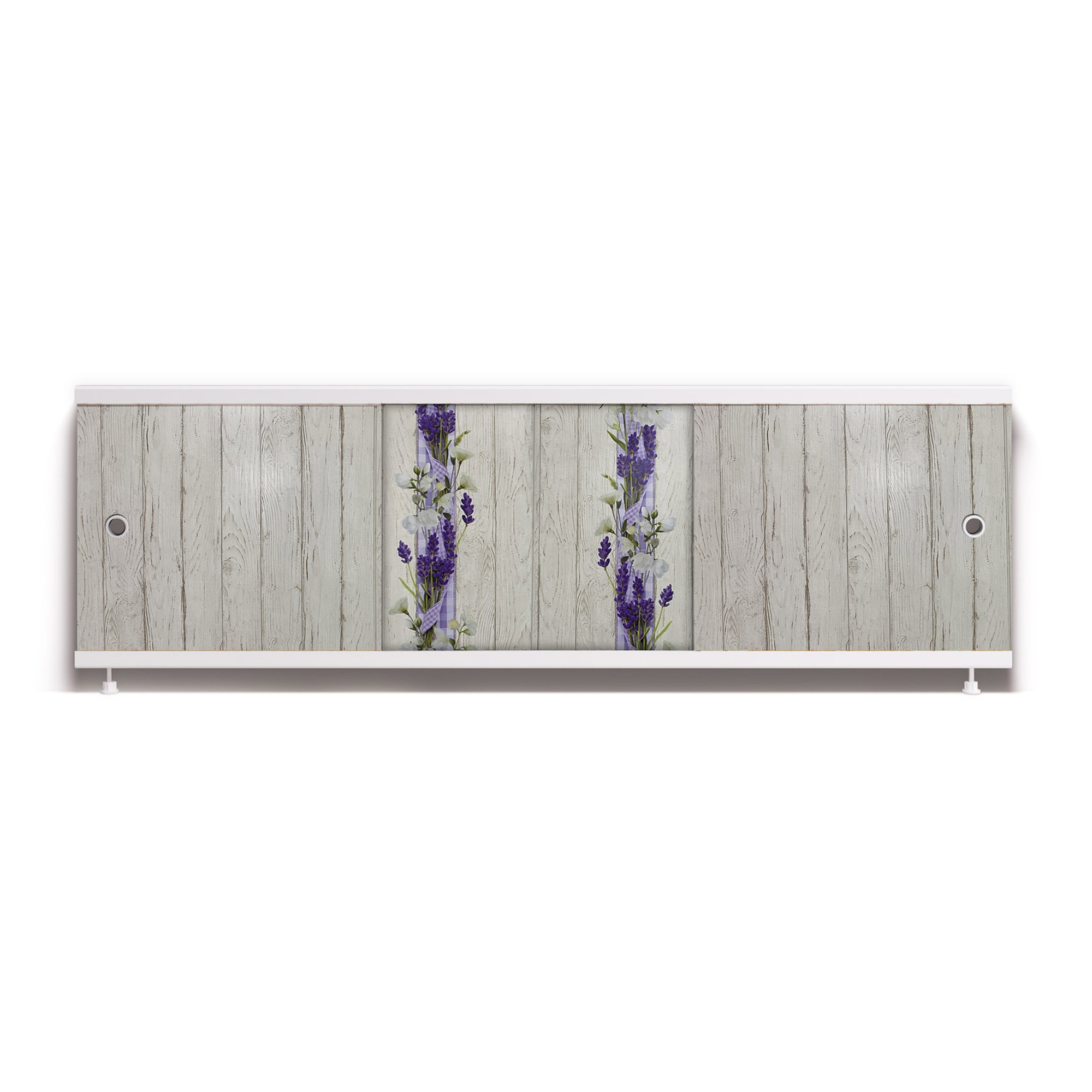 ОПТИМА_Decor Экран для ванны 170 см,ПВХ с офсетной печатью,(лаванда-009), ALAVANN