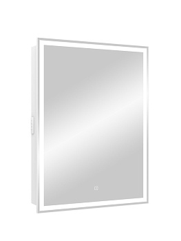 Зеркало-шкаф Allure LED 550х800 правый с розеткой