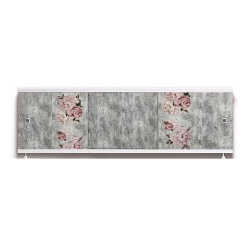 ОПТИМА_Decor Экран для ванны 150 см,ПВХ с офсетной печатью,(асканит-004), ALAVANN