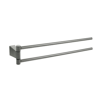 Полотенцедержатель рога двойной FIXSEN Trend Graphite (FX-98002А)