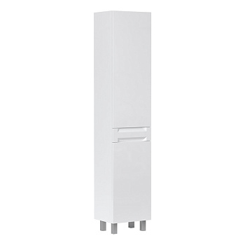 Пенал EQUIL Corner 40 напольный с корзиной белый