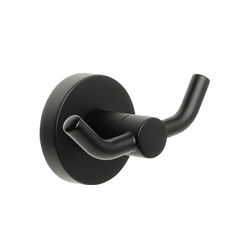 Крючок двойной черный FIXSEN Comfort Black (FX-86005A)