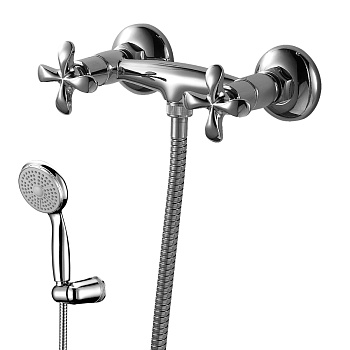 Flora Смеситель для душа, без излива р/ДВ, хром, LM, LM0103C
