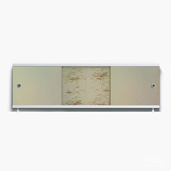 ОПТИМА_Decor Экран для ванны 150 см,ПВХ с офсетной печатью,(эвридика-002), ALAVANN