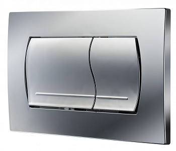In-Wall Клавиша для инсталляции, двойная 52B, хром матовая. ROCA