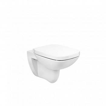 DEBBA Чаша подвесного унитаза 540мм, Rimless, белая. ROCA